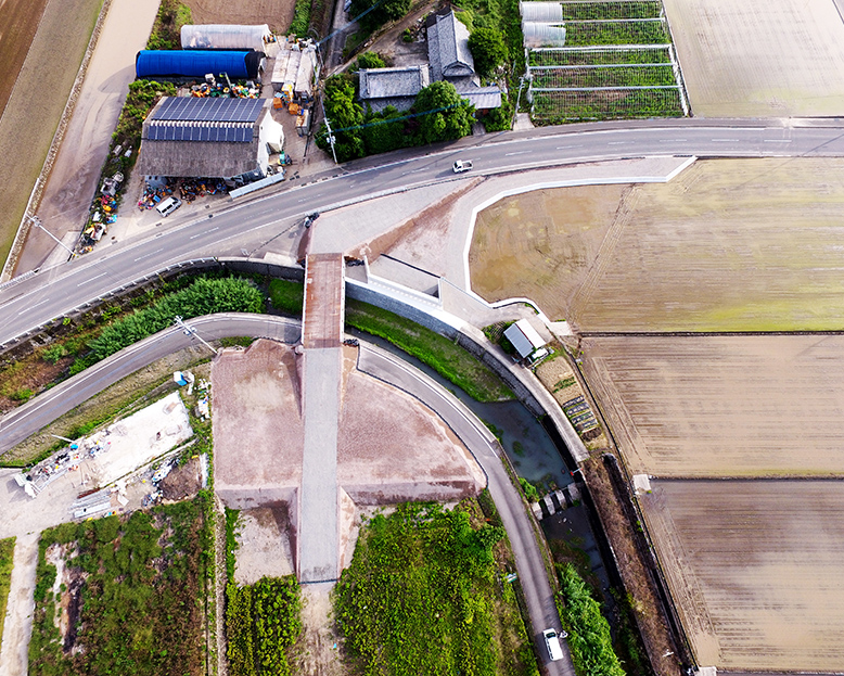 令和4年6月竣工 道路